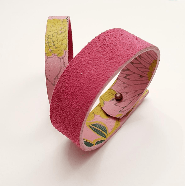 Bracelets mère-fille rose et vert