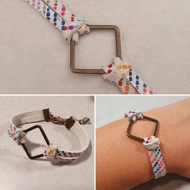 Anel multicouleur