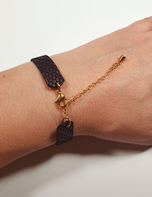 Anel bracelet prune